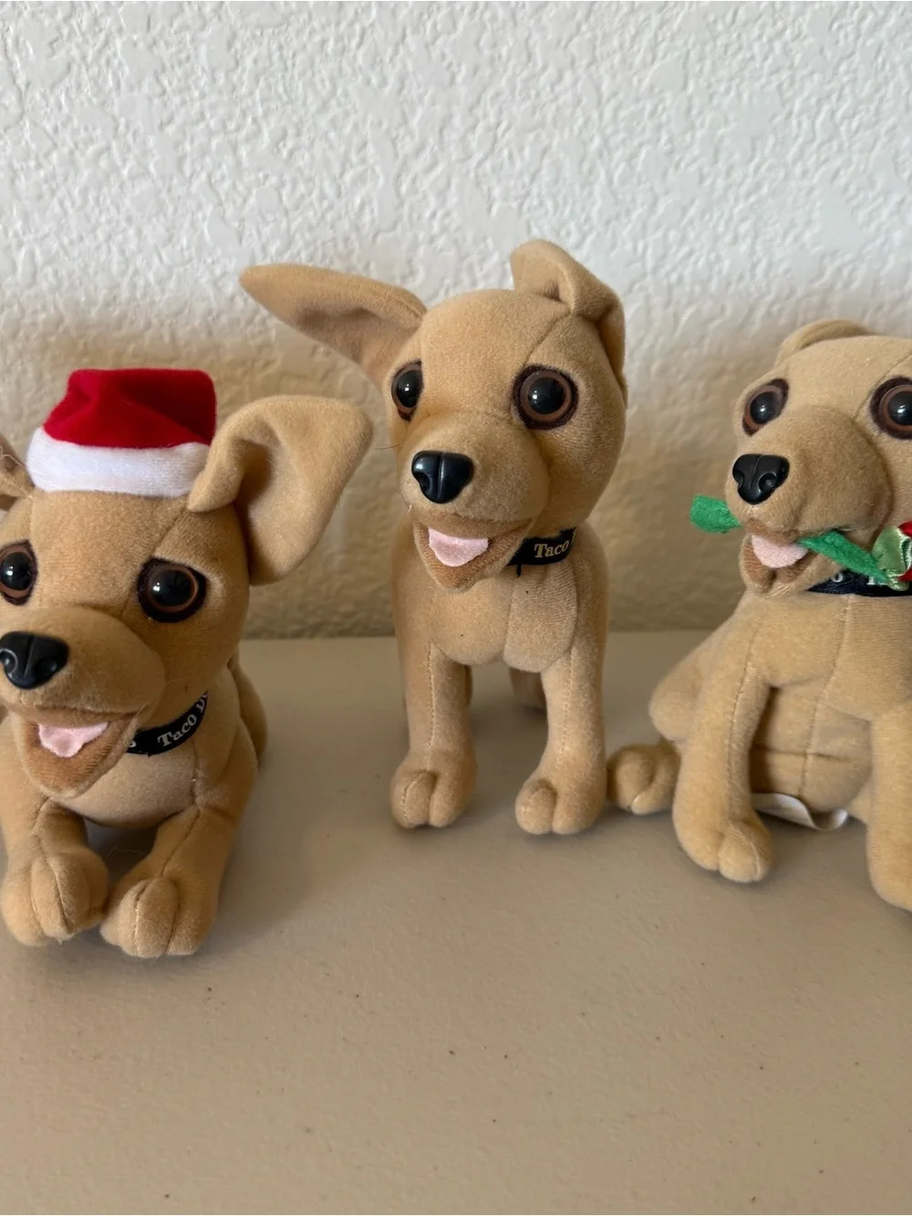 Lot of 5 Vintage Taco Bell Yo Quiero Dog Chihuahua Plush Applause